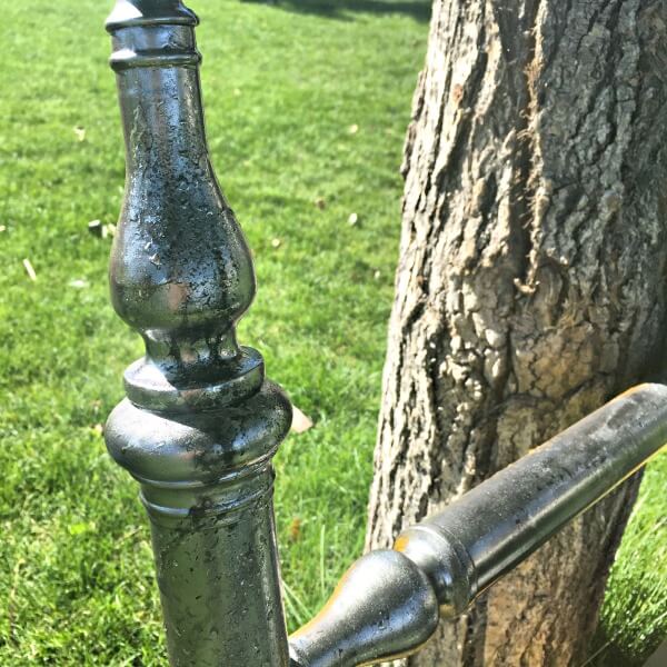 Creating this DIY antique mirror finish is so easy and its a great way to transform and refresh old furniture. |Twelveonmain.com Creating this DIY antique mirror finish is so easy and its a great way to transform and refresh old furniture. |Twelveonmain.com