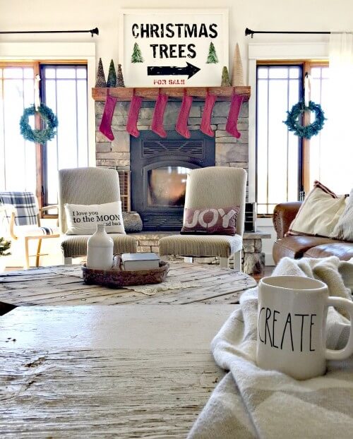 woodland farmhouse christmas