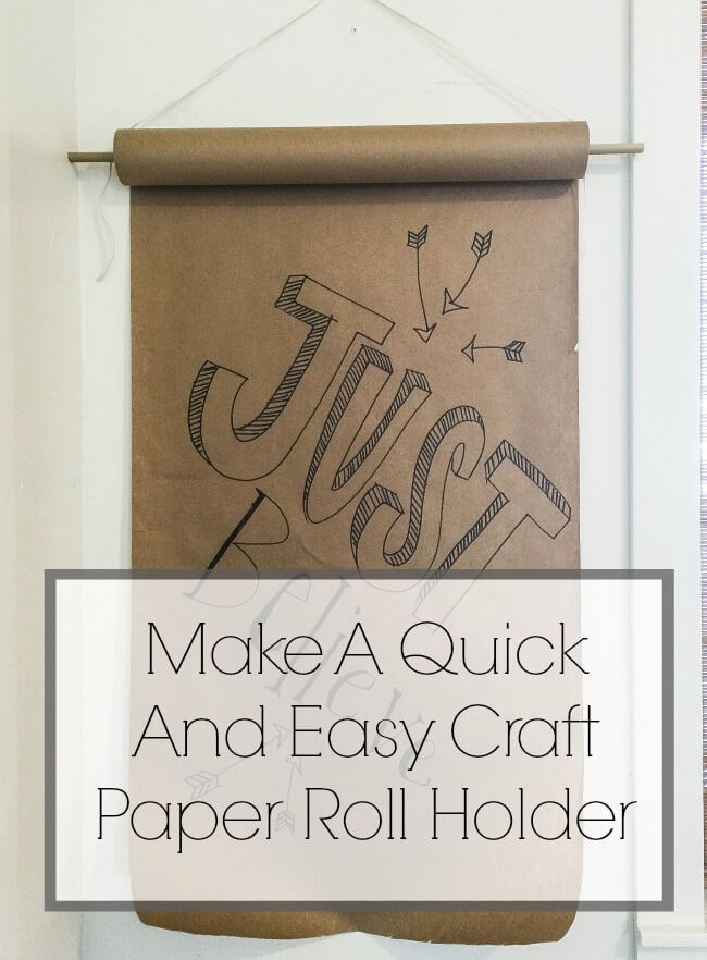 Make A Quick And Easy Craft Paper Holder Twelve On Main