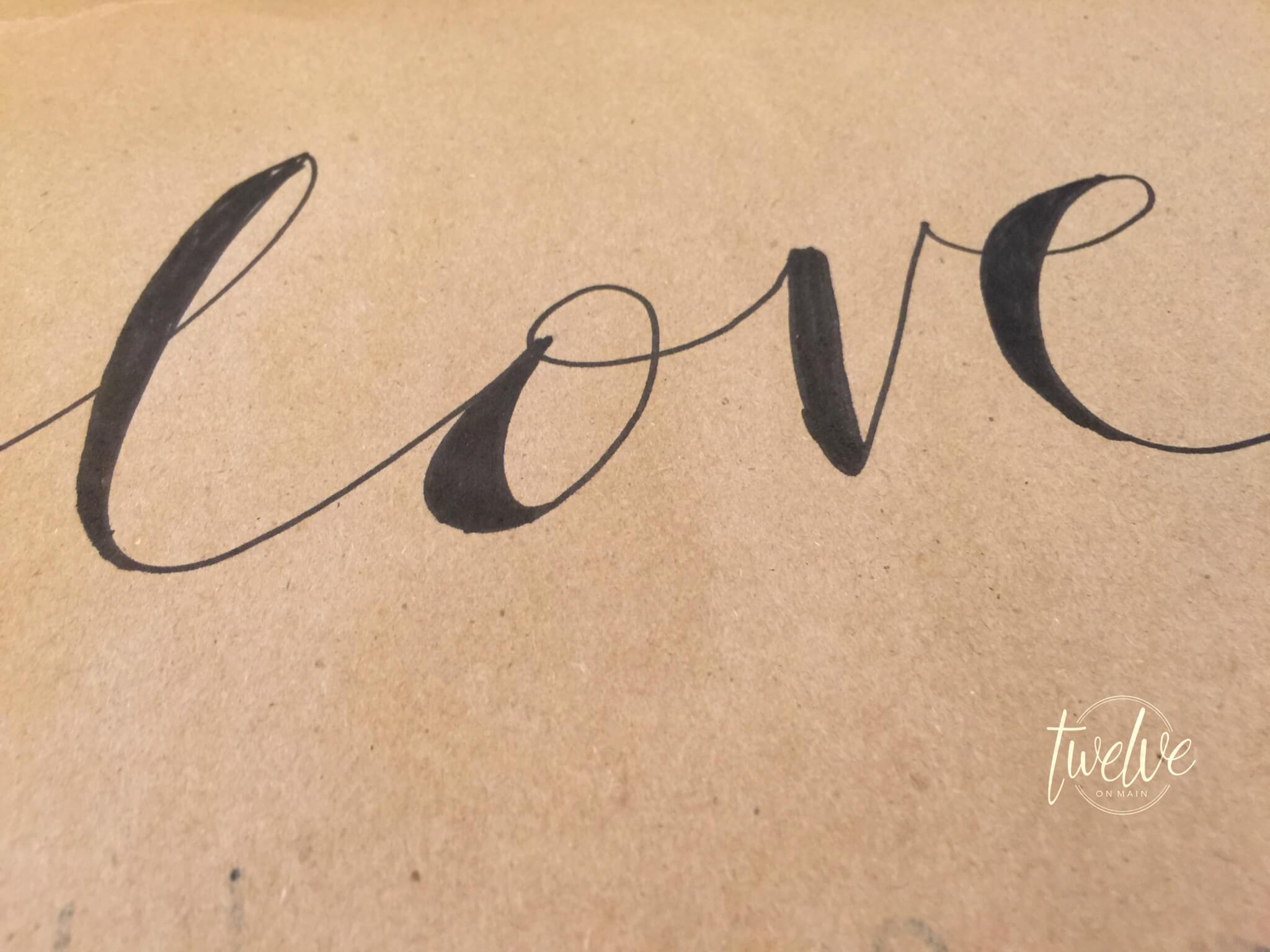 Valentines Butcher Paper Art How To