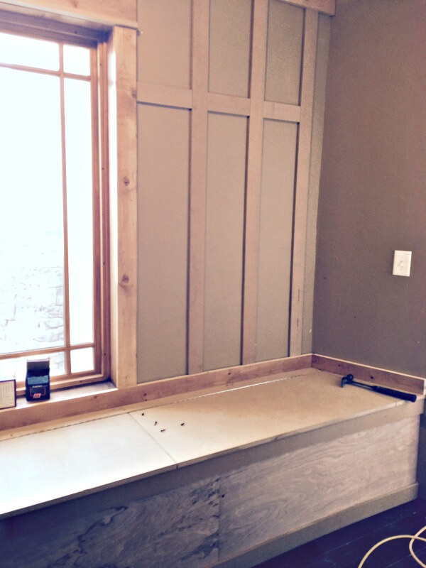 DIY mudroom storage. Its easier than you think and will keep your shoes and backpacks organized for years to come. | Twelveonmain.com DIY mudroom storage. Its easier than you think and will keep your shoes and backpacks organized for years to come. | Twelveonmain.com