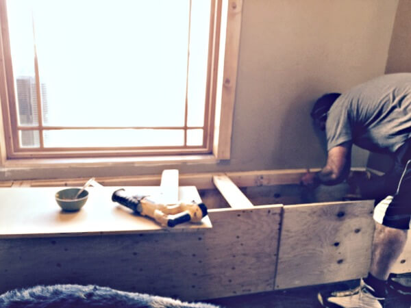 DIY mudroom storage. Its easier than you think and will keep your shoes and backpacks organized for years to come. | Twelveonmain.com DIY mudroom storage. Its easier than you think and will keep your shoes and backpacks organized for years to come. | Twelveonmain.com