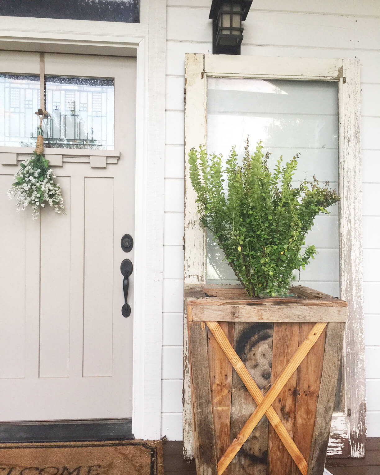 Using old doors as a focal point in your home can be an inexpensive and easy way to create a big impact. Using old doors as a focal point in your home can be an inexpensive and easy way to create a big impact.
