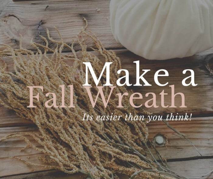 Make a fall wreath, its easier than you think! Make a fall wreath, its easier than you think!
