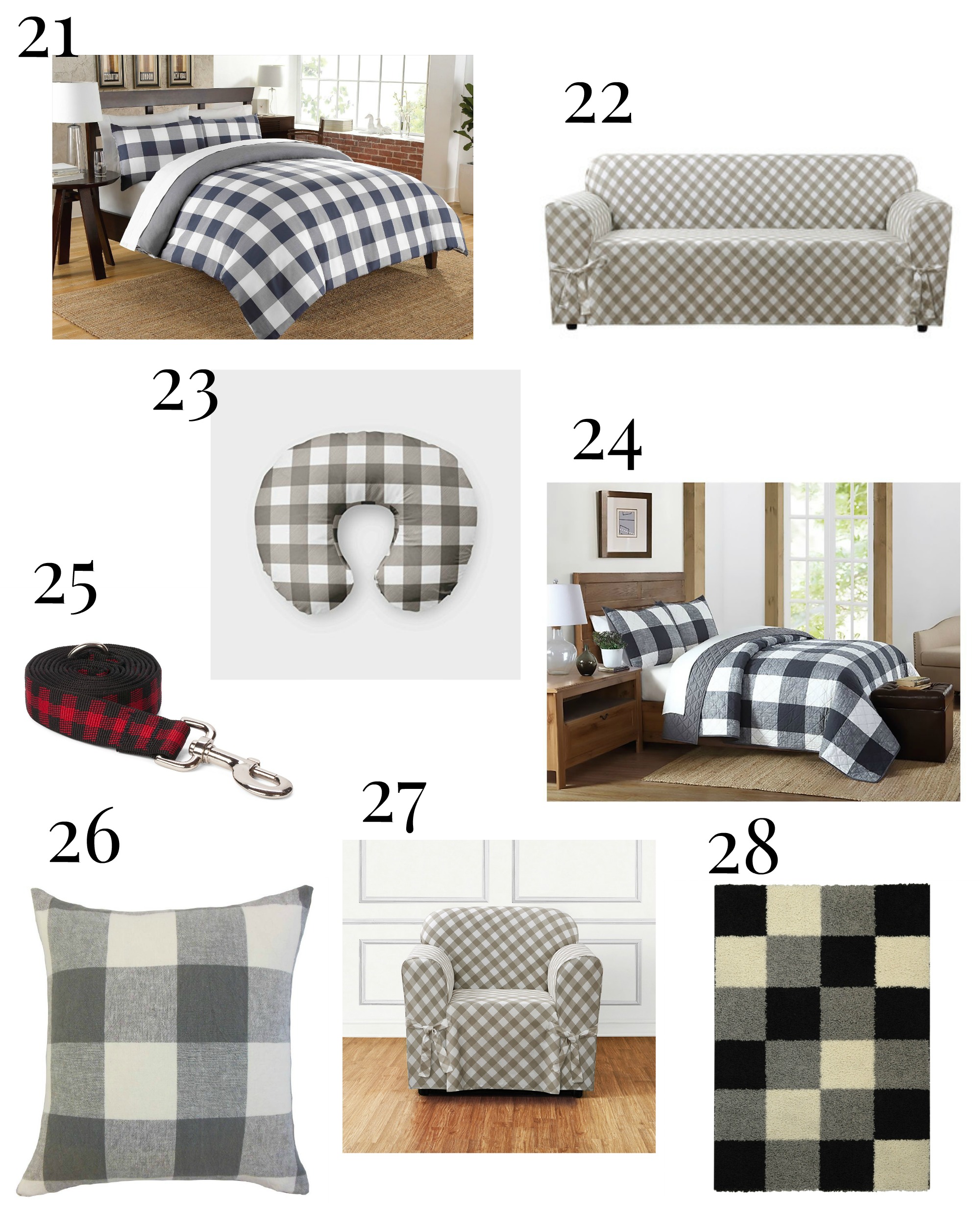 28 ways to add buffalo check to your home! I love this stuff! Did you see that dog bed? Adorable! 28 ways to add buffalo check to your home! I love this stuff! Did you see that dog bed? Adorable!