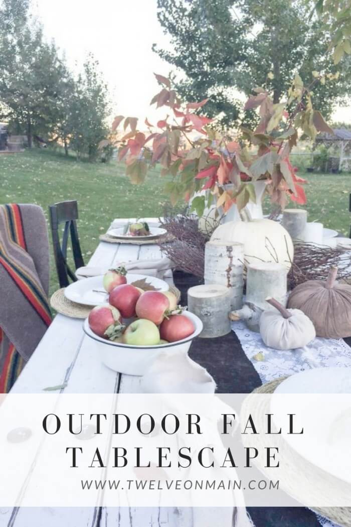 This outdoor fall tablescape is perfect!! This outdoor fall tablescape is perfect!!