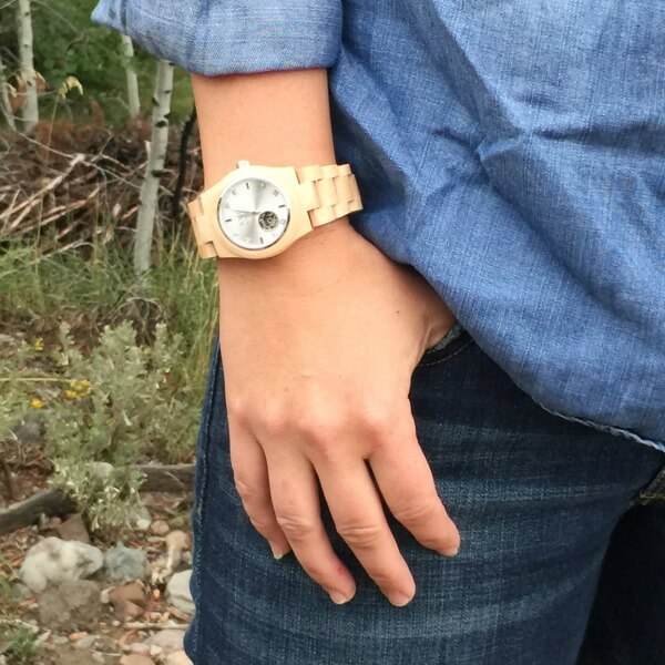 JORD wood watch | Cora Maple and Silver JORD wood watch | Cora Maple and Silver