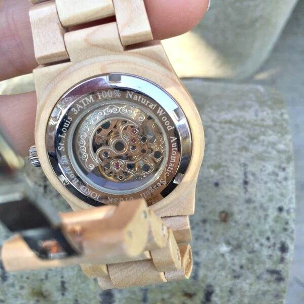 JORD Cora Maple and Silver Wood Watch JORD Cora Maple and Silver Wood Watch