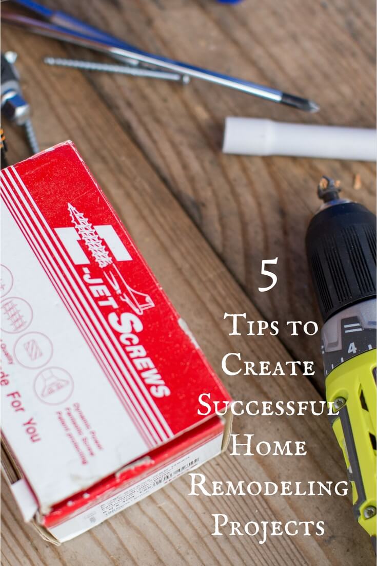 Want to accomplish your home remodeling projects? I've got 5 easy tips to ensure success in all your home decor and DIY projects. Want to accomplish your home remodeling projects? I've got 5 easy tips to ensure success in all your home decor and DIY projects.