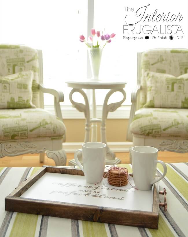 Make this easy wood tray and take back your day!