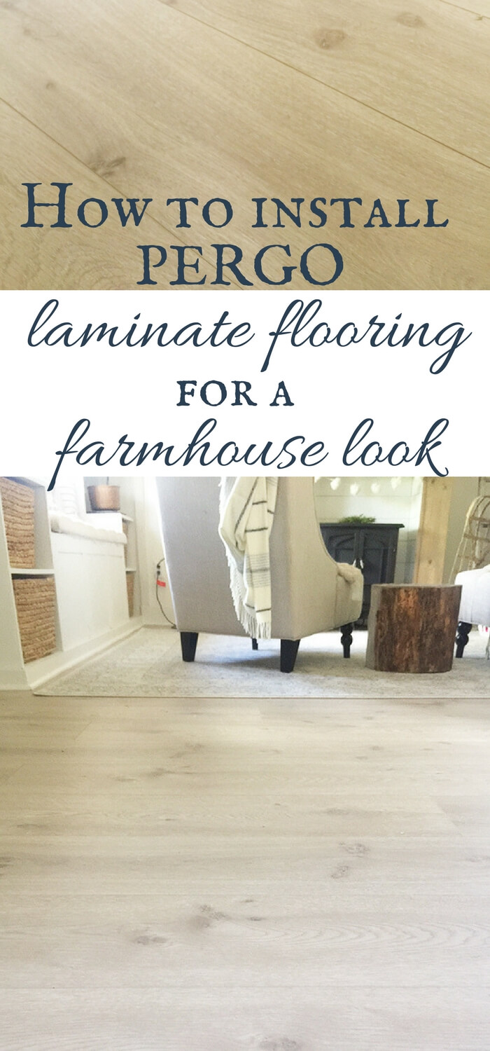 Install Pergo laminate flooring for a farmhouse look | Pergo Modern Oak laminate flooring | laminate flooring | farmhouse style | rustic flooring | modern farmhouse style | master bedroom decor | farmhouse master bedroom Install Pergo laminate flooring for a farmhouse look | Pergo Modern Oak laminate flooring | laminate flooring | farmhouse style | rustic flooring | modern farmhouse style | master bedroom decor | farmhouse master bedroom