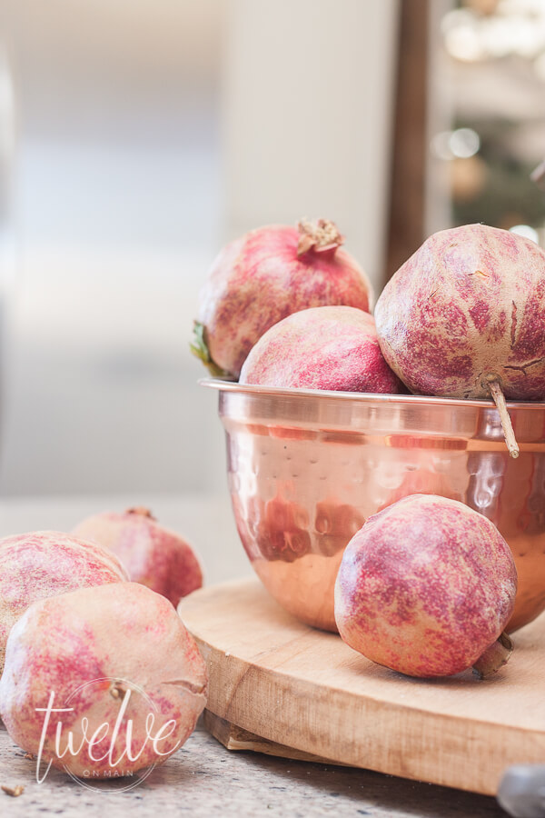 Pomegranates for Christmas decor?