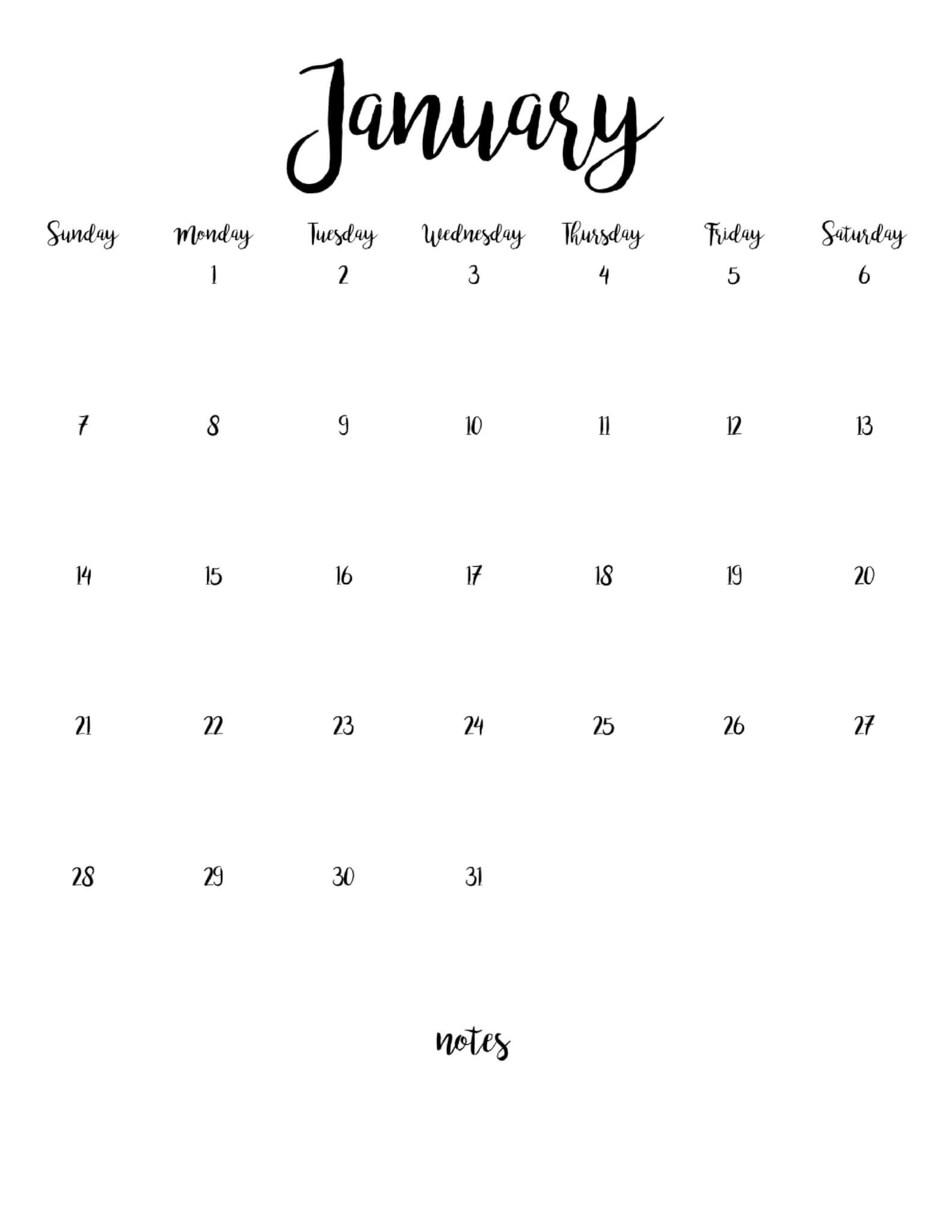 FREE 2018 Printable Calendars - Twelve On Main