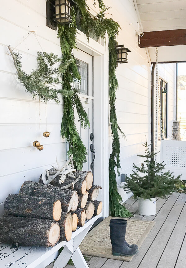 My Simple Scandinavian Christmas Porch - Twelve On Main