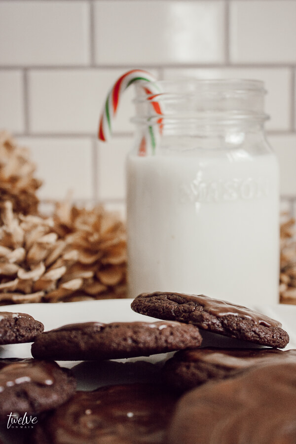 Do you need the perfect Christmas cookie to give Santa Clause? These chocolate Andes Mints cookies are so easy and will make Santa's night!