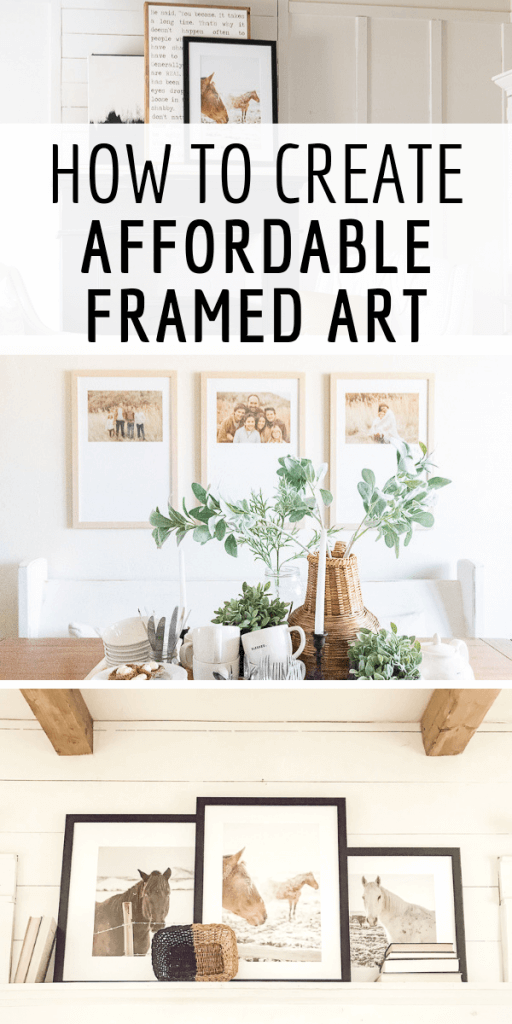 How to create affordable framed art with my favorite picture frame shop online!
