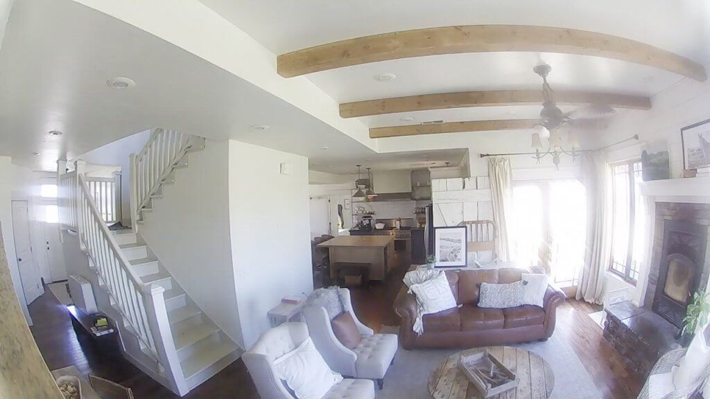 Our remote view from the Logitech Circle 2 home security system!