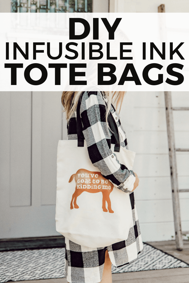 Cute Canvas Tote Bag Ideas with Cricut Infusible Ink Twelve On Main