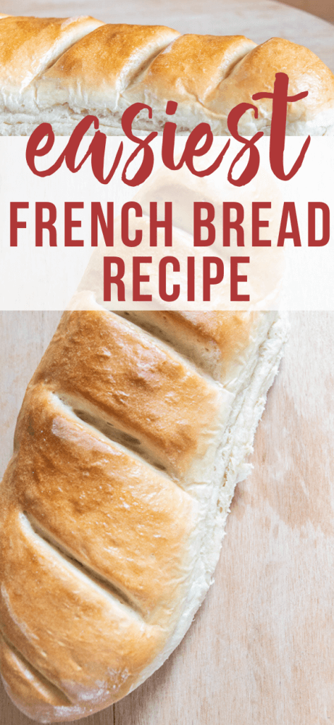 How to make the easiest french bread recipe ever! This is perfect for garlic bread, french toast and more! Did I mention how inexpensive it is to make?