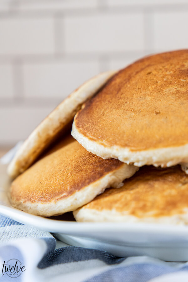 Oh my gosh, these are the most amazing, light and fluffy sourdough discard pancakes ever! Have you tried sourdough pancakes before? They are so good! You can also get great info on sourdough starters and more!