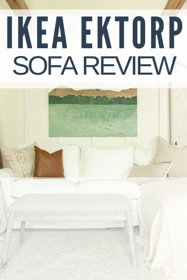 We got an IKEA Ektorp sofa for the bedroom! What do we think of it? Would we buy it again? I am spilling it all here!