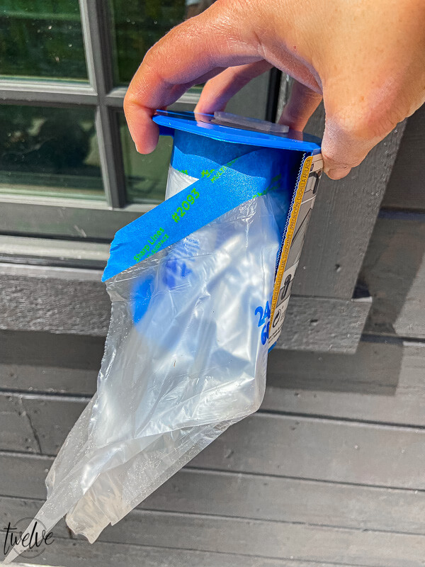 How to mask and prep the exterior of the house for paint.