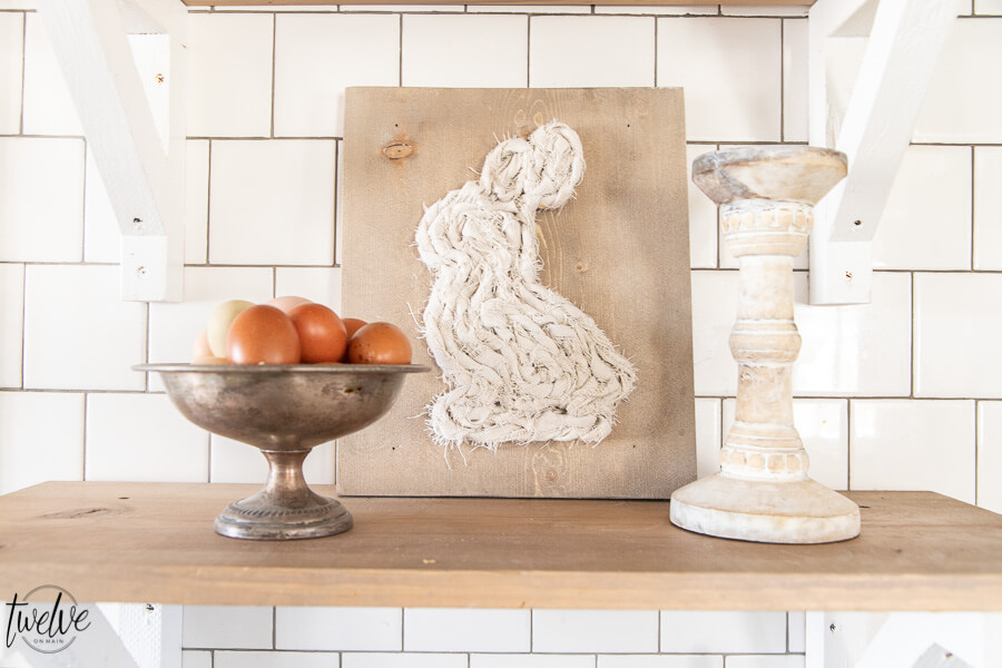 Easy Bunny Art Using Scrap Fabric (Perfect for Easter)