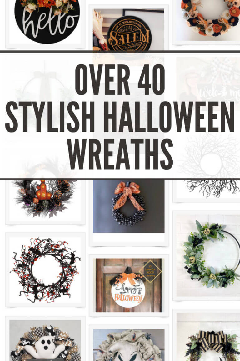 Over 50 Spooky And Stylish Halloween Wreaths - Twelve On Main