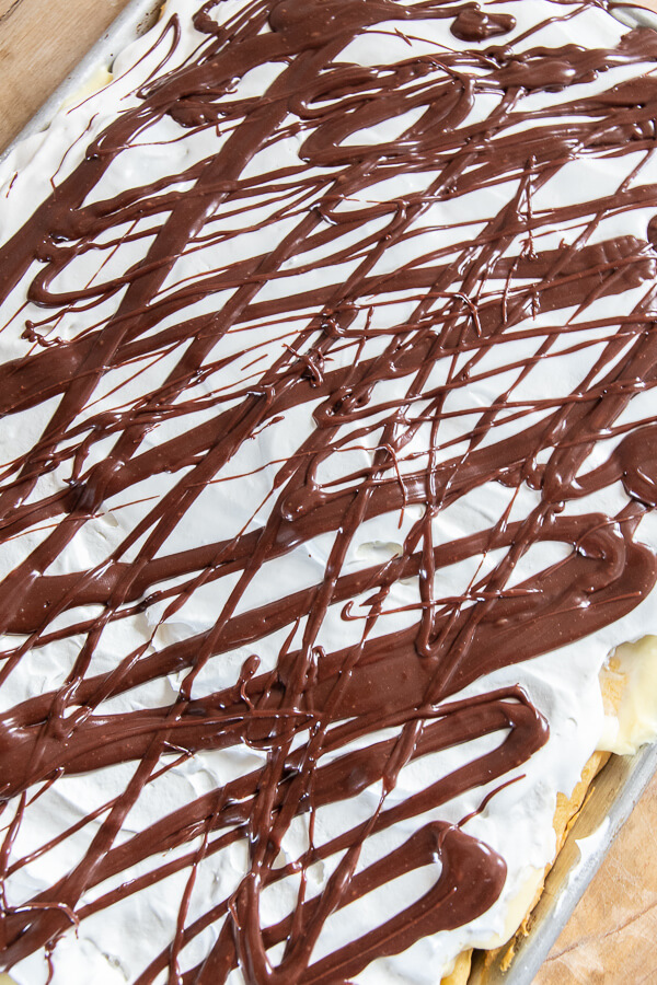 This amazing easy chocolate eclair cake, with the same flavors as a traditional eclair, but so much easier! Dont be fooled, it tasted amazing!