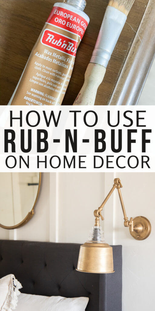 How to Use Rub N Buff to Update Home Decor Twelve On Main