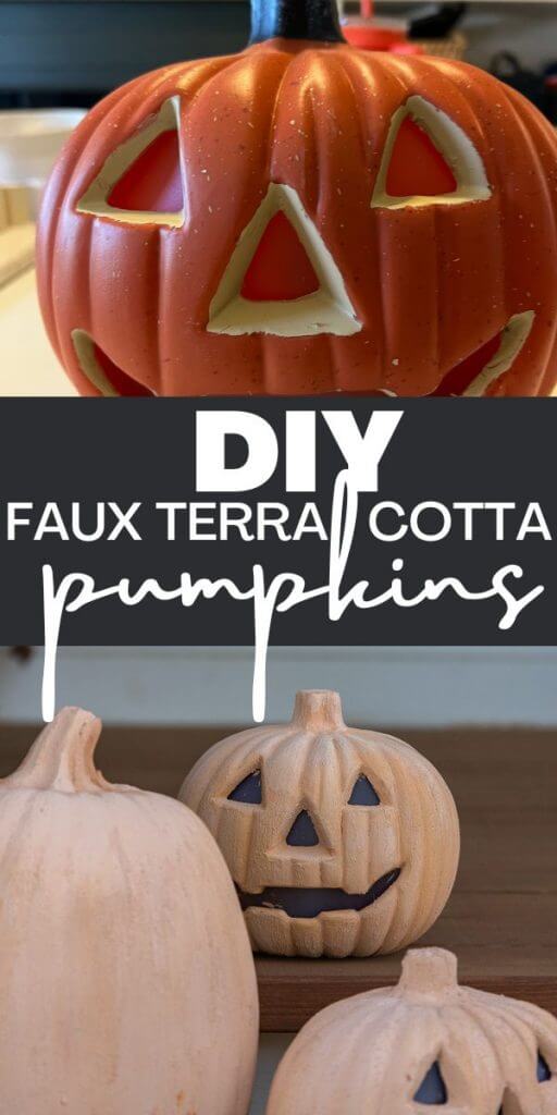 Easy DIY Faux Terra Cotta Pumpkins 2 Ways Twelve On Main   DIY 512x1024 