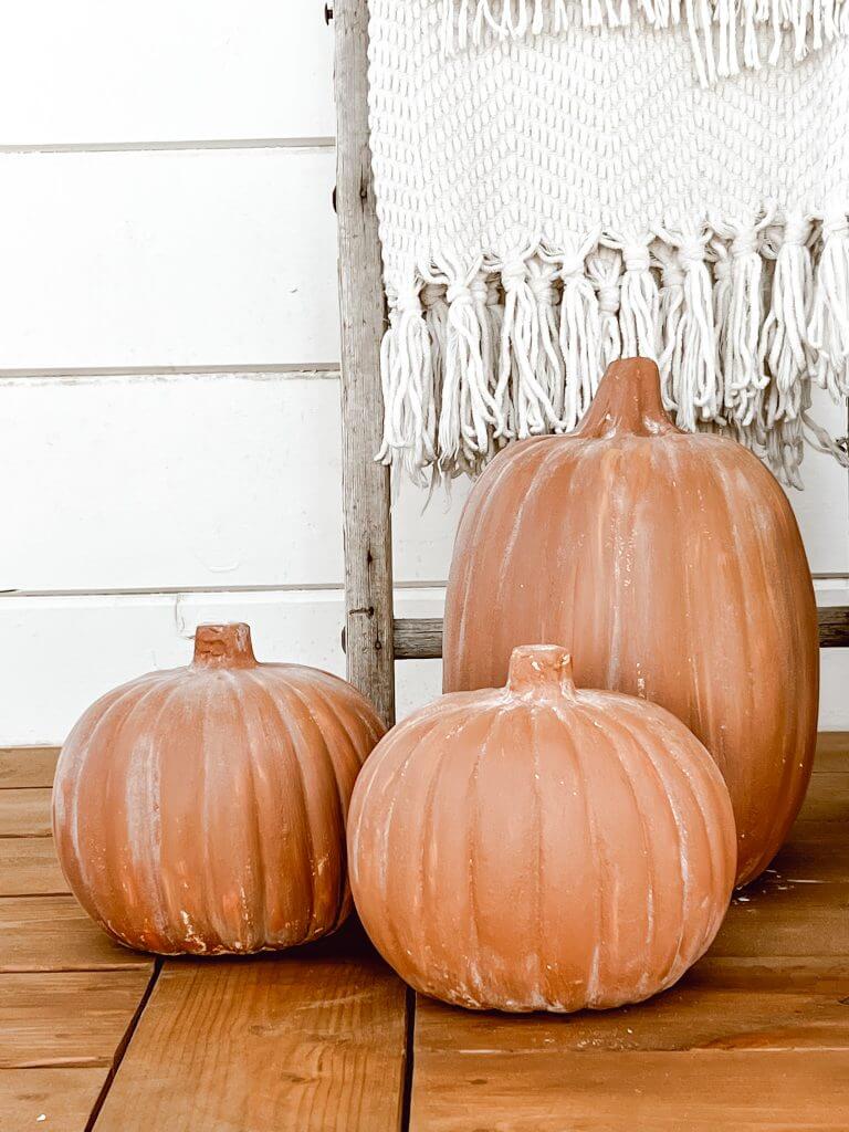 Easy DIY Faux Terra Cotta Pumpkins 2 Ways Twelve On Main   IMG 4158 768x1024 