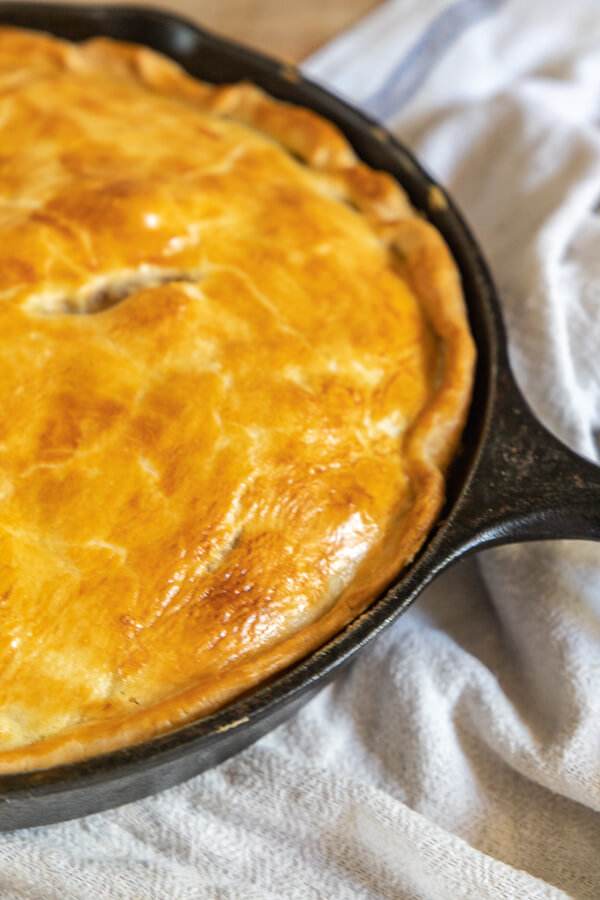 This hearty and easy homemade chicken pot pie recipe is the ultimate comfort food. It is easy to make on a weeknight or on a slow cozy evening