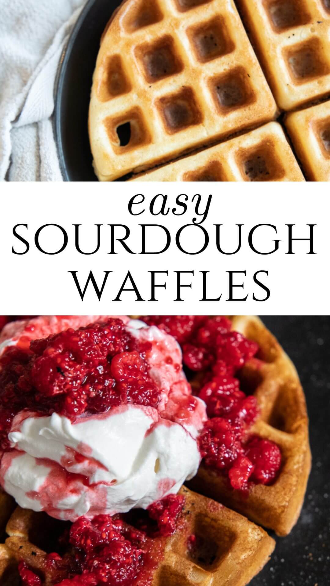 Easy Overnight Sourdough Waffles - Twelve On Main