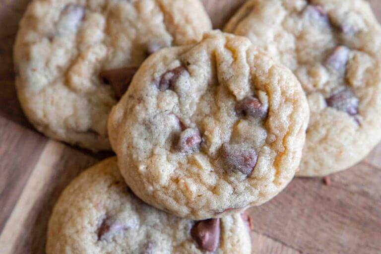 Ooey Gooey Soft Sourdough Chocolate Chip Cookies