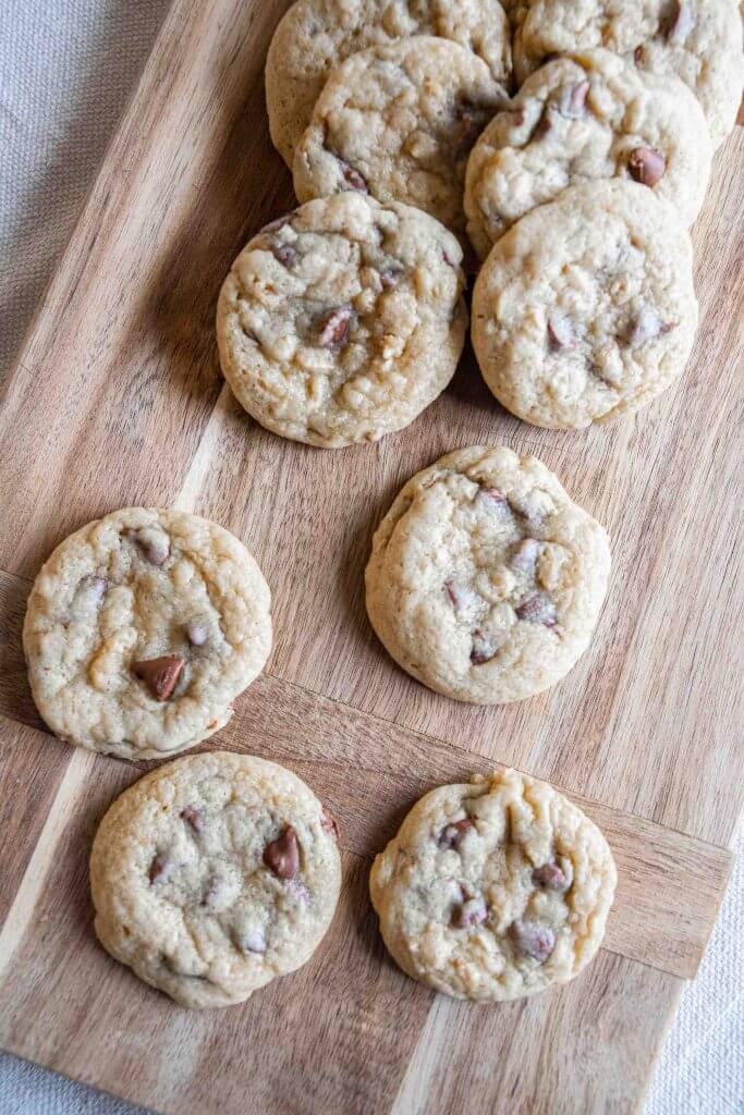 How to make amazing soft and gooey sourdough chocolate chip cookies using your sourdough discard. These cookies are amazing!