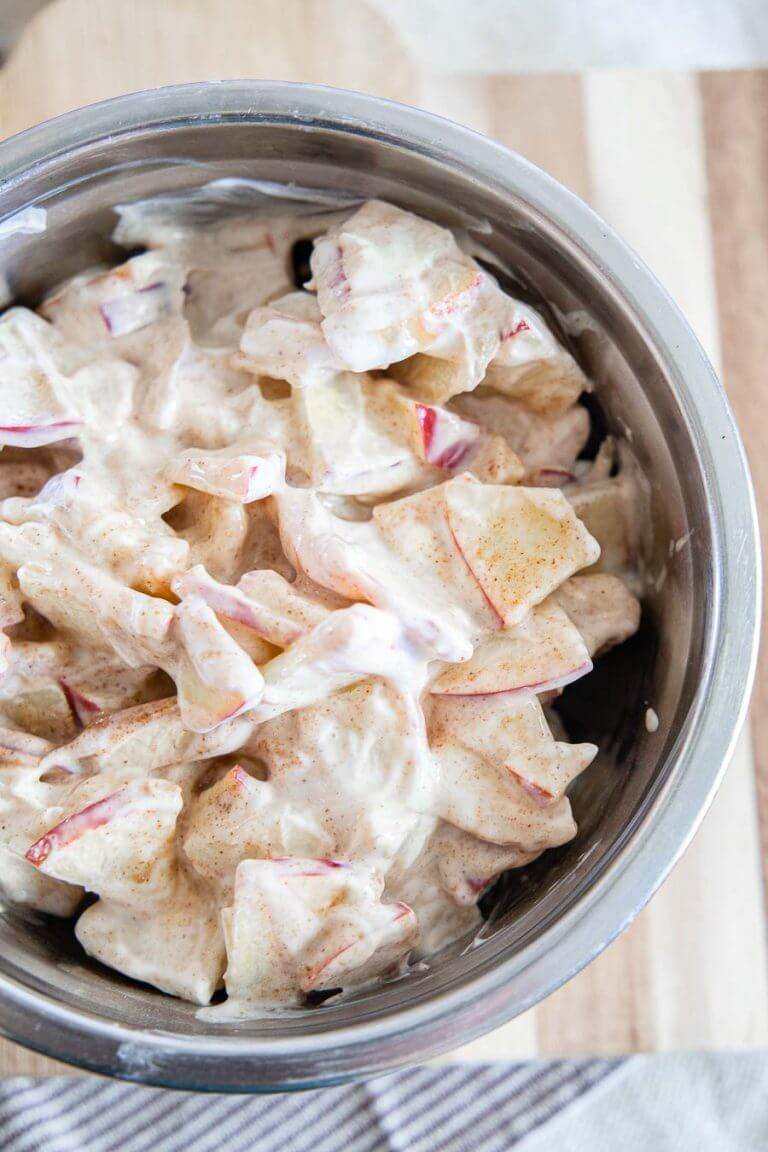 Easy 4 Ingredient Apple Salad Recipe