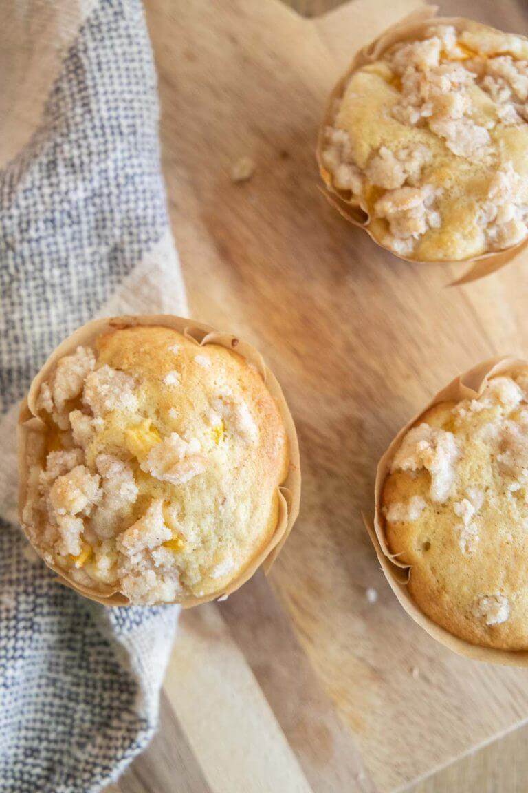 Amazing Peaches and Cream Muffins