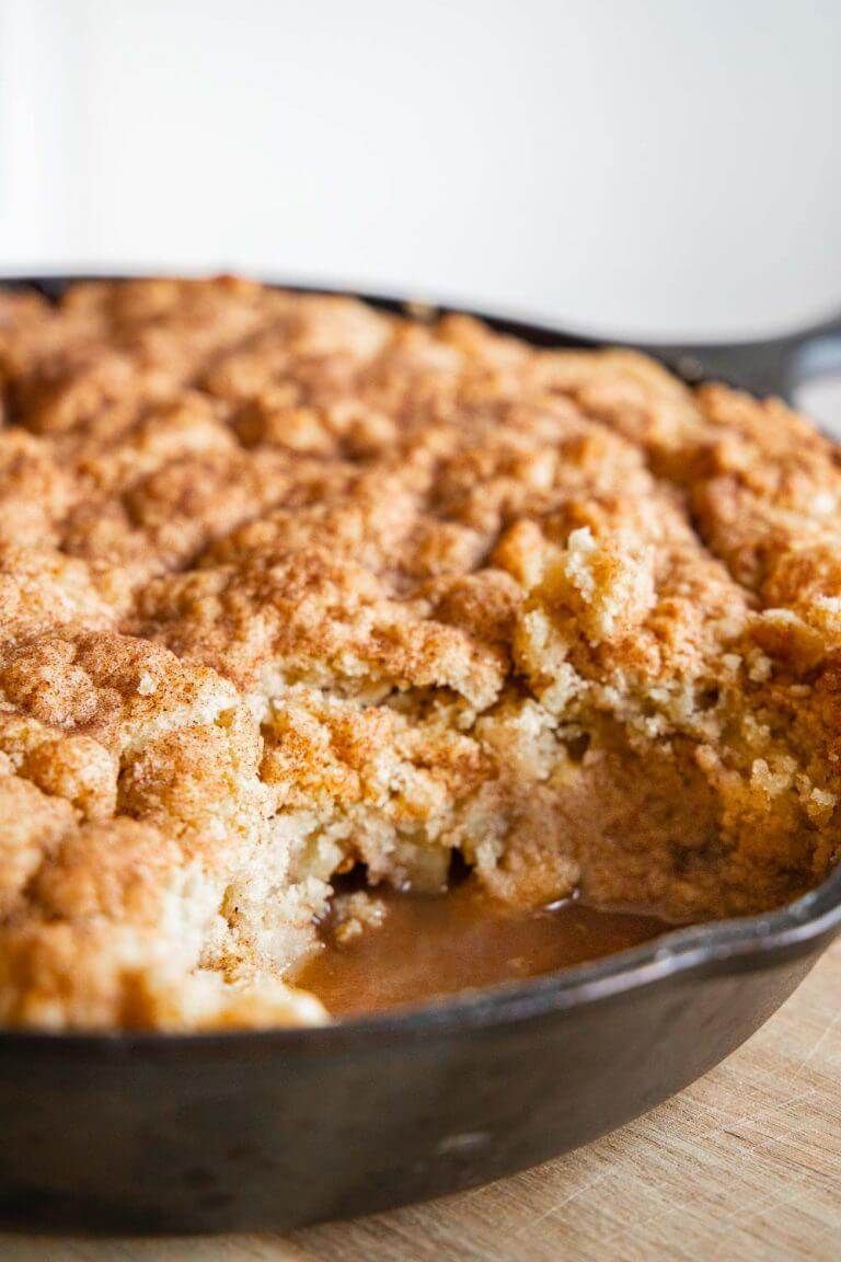 Decadent Sourdough Apple Cobbler Dessert