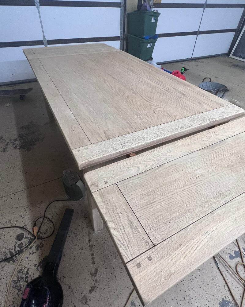 Want to learn how to bleach wood furniture? Check out my bleached wood furniture and see my step by step instructions.