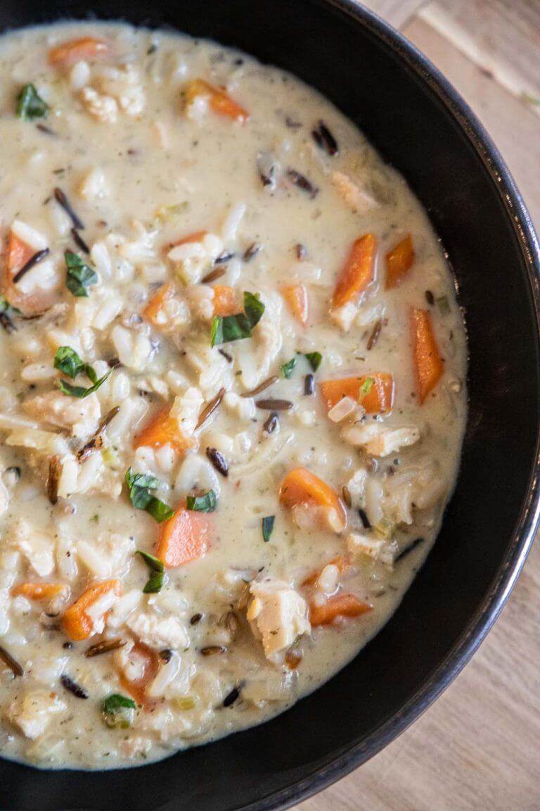 Creamy Chicken and Wild Rice Soup Recipe