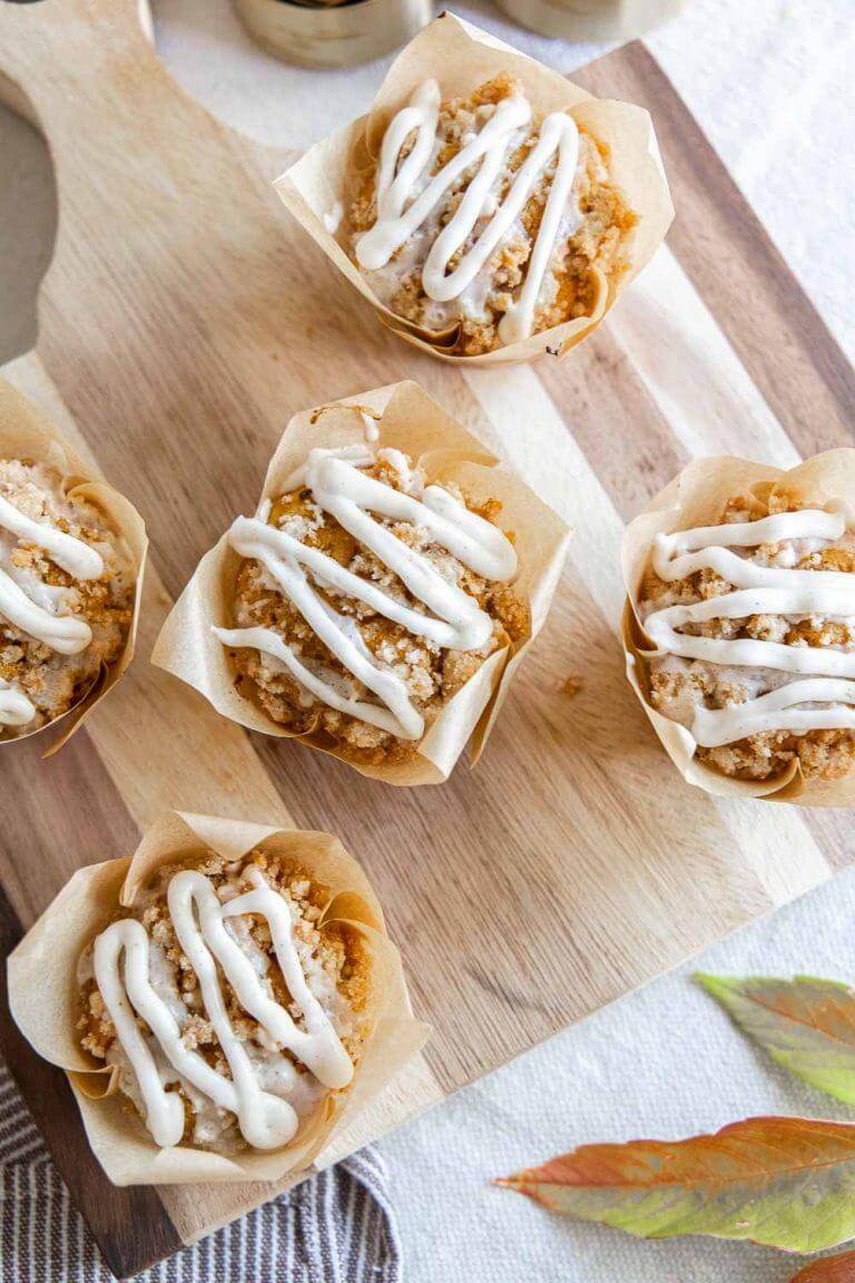 Easy Pumpkin Muffins With Streusel Topping