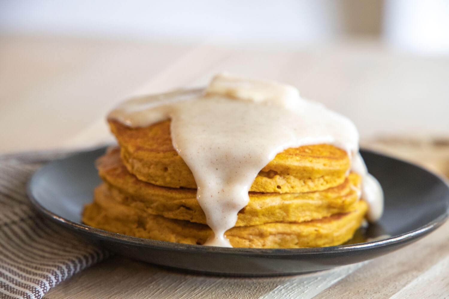 The Perfect Sourdough Pumpkin Pancakes