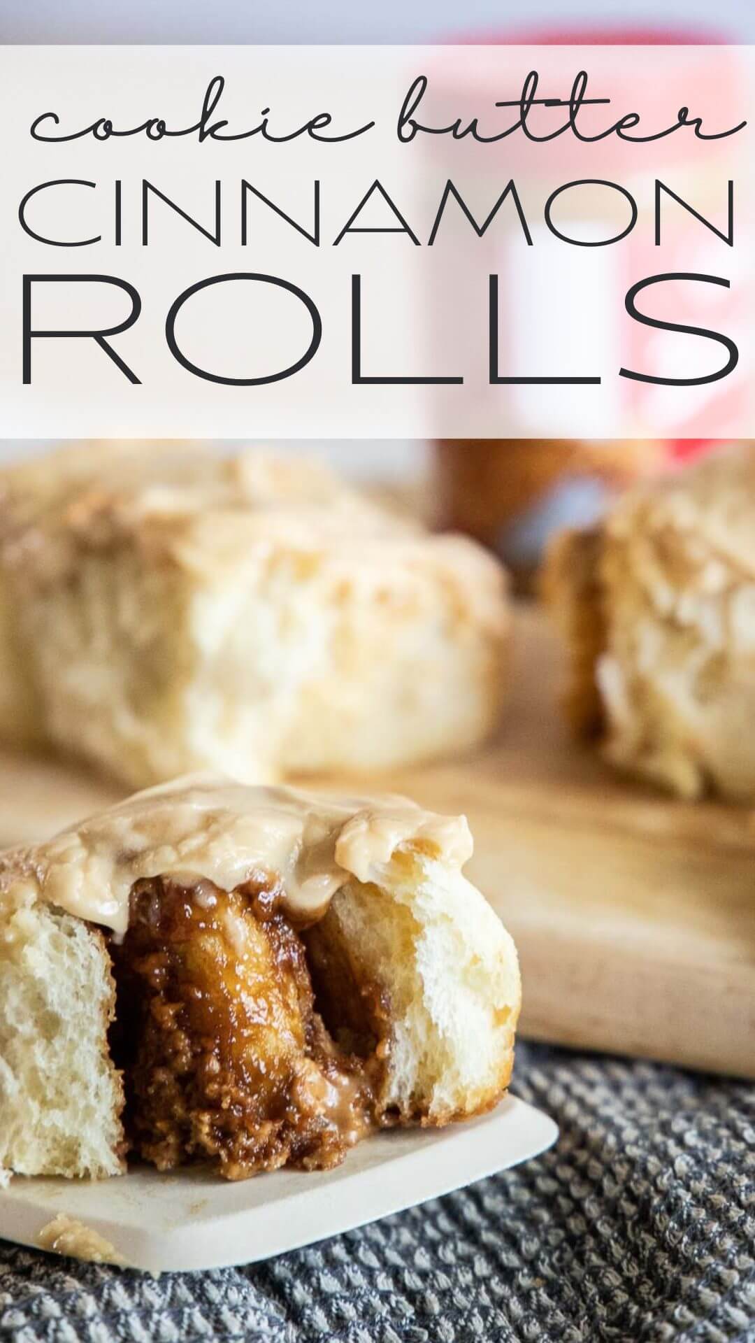 Make these amazing Biscoff cookie butter cinnamon rolls for your next treat! These are a great take on an old classic. They are amazing!