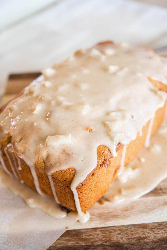 This brown butter spiced apple bread is the perfect fall treat. The brown butter elevates the bread while making it moist and tender. The brown butter also adds an almost nutty caramel/toffee flavor that is unmatched.