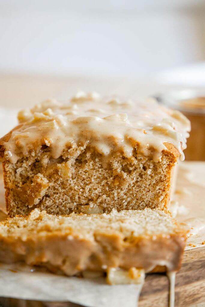 This brown butter spiced apple bread is the perfect fall treat. The brown butter elevates the bread while making it moist and tender. The brown butter also adds an almost nutty caramel/toffee flavor that is unmatched.