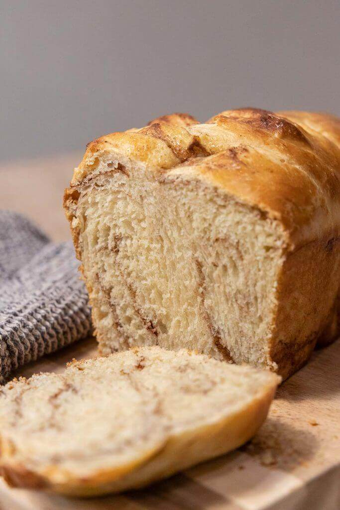 Make this amazing cinnamon and sugar sourdough brioche bread for an amazing treat! It makes amazing french toast or eaten just as is!