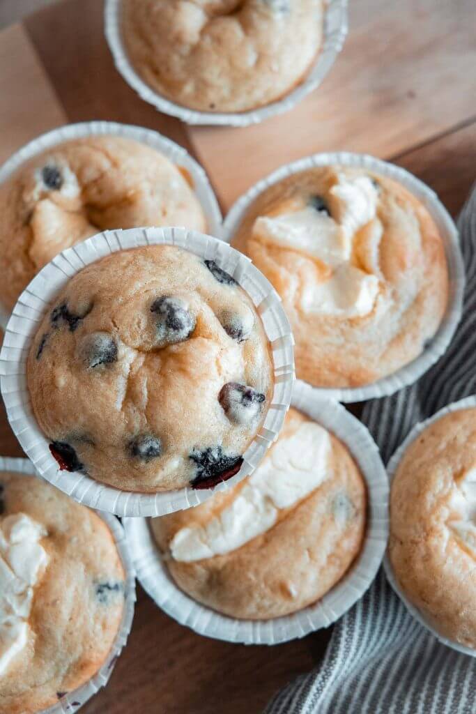 Make these amazing blueberry sourdough discard muffins with that extra sourdough discard! These are soft, flavorful and the perfect treat.