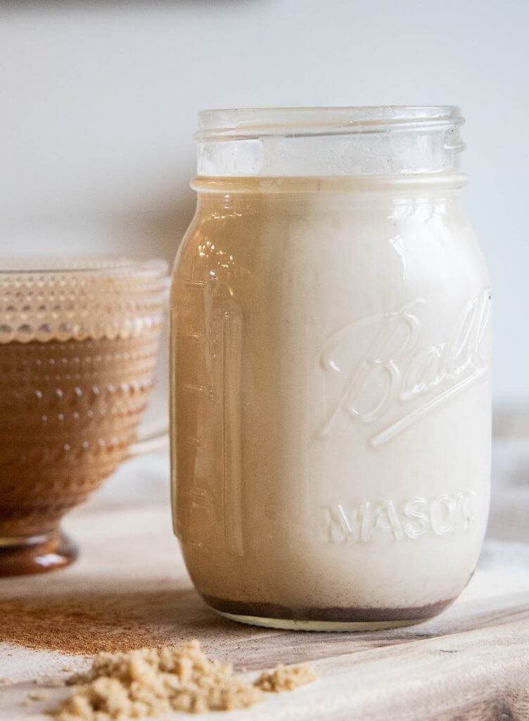 Make this easy homemade brown sugar coffee creamer to use in your favorite drink! It has simple ingredients and tastes amazing!