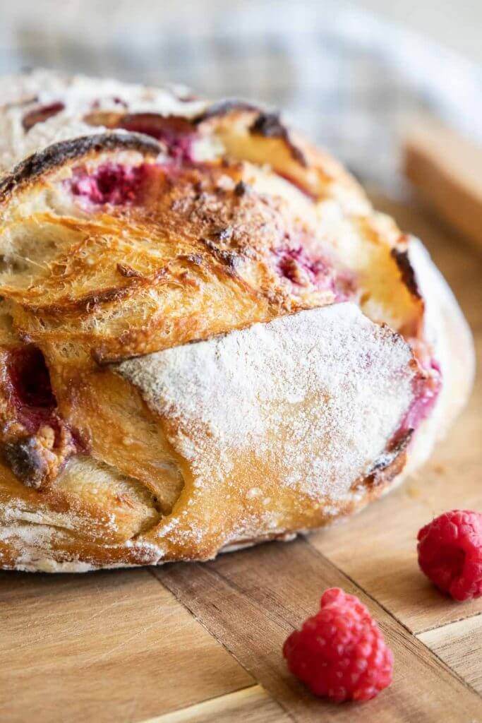 Make this amazing raspberry cheesecake sourdough bread using my sourdough bread recipe and the cheesecake filling and raspberries are perfectly balanced in this bread. It is a sweet sourdough bread treat elevating simple bread to something even better!